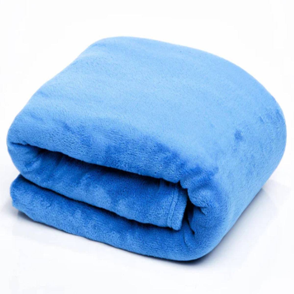 Cobija Cataleya Azul 260x230cm Fondo Entero Suave y Ligera