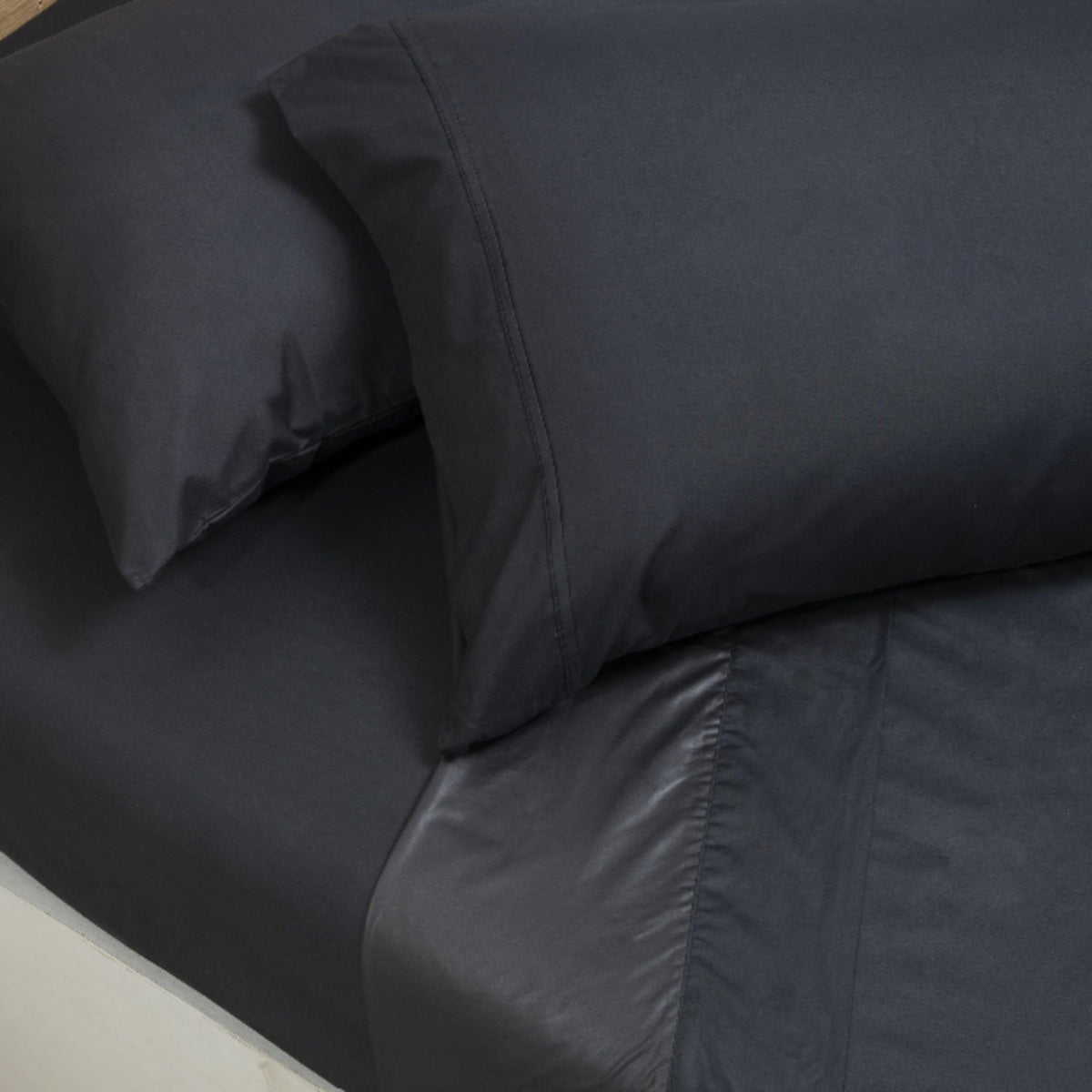 Juego de Sabanas Blend Elegance Blanco 200x200cm para Colchón King 200 X 200 Cm 200 Hilos Antifluido Fondo Entero