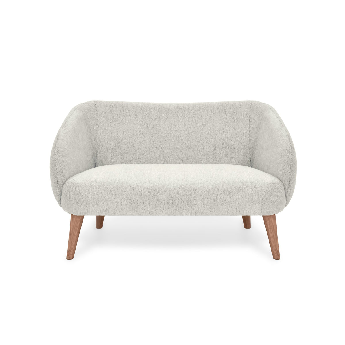 Sofá Astra Multicolor y Matiz Caoba 130x77cm de Dos Puestos con Apoya Brazos