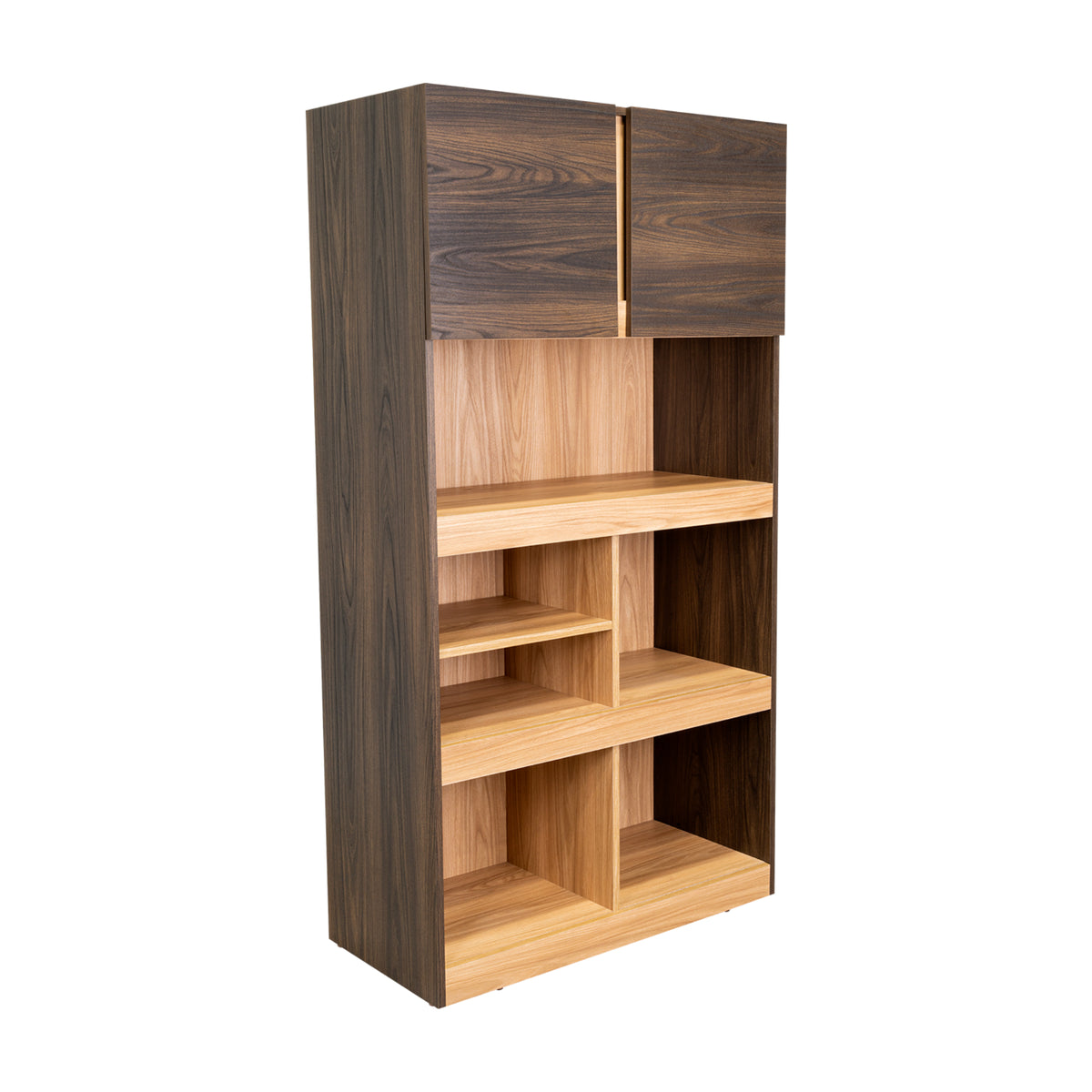 Biblioteca Ofice Habano 80.1x151.9cm con Seis Compartimientos y con Un Cajón