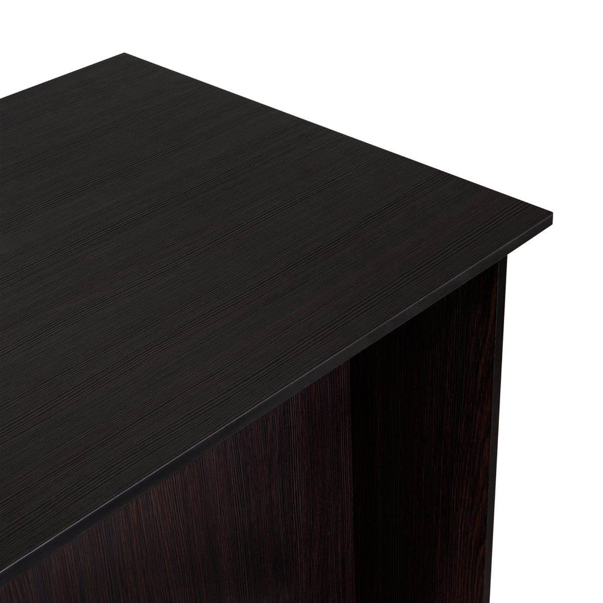 Isla de Cocina Ginger Wengue 150x90.6cm Con Seis Compartimientos