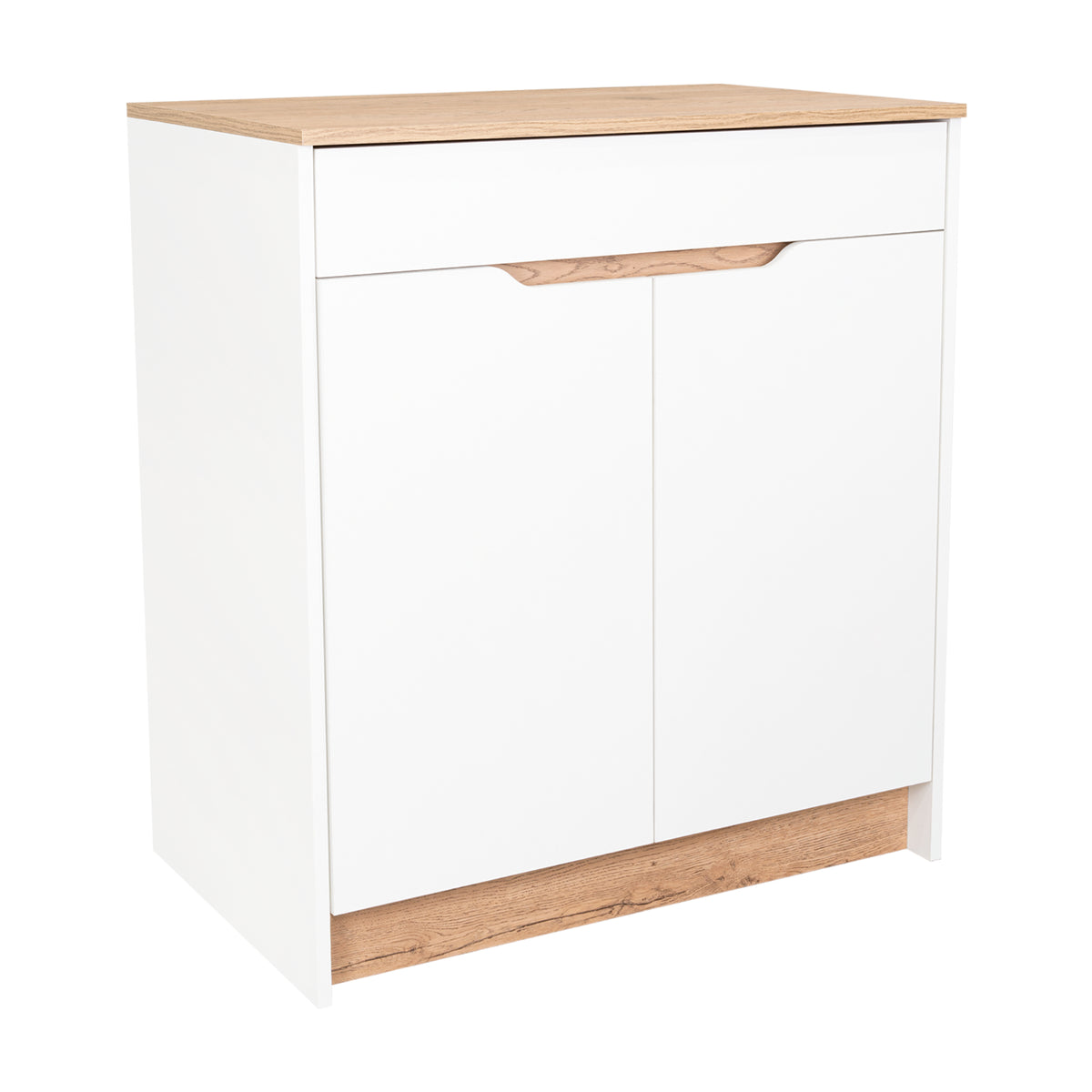 Mueble Inferior de Cocina Soler Blanco Moderno 52x89cm