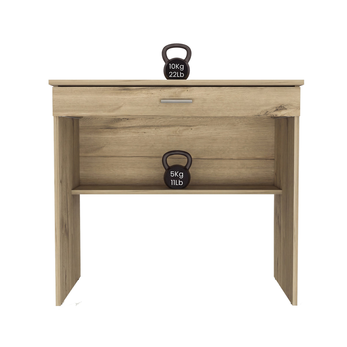 Escritorio Edificie Duna 80 cm con Cajón y Entrepaño