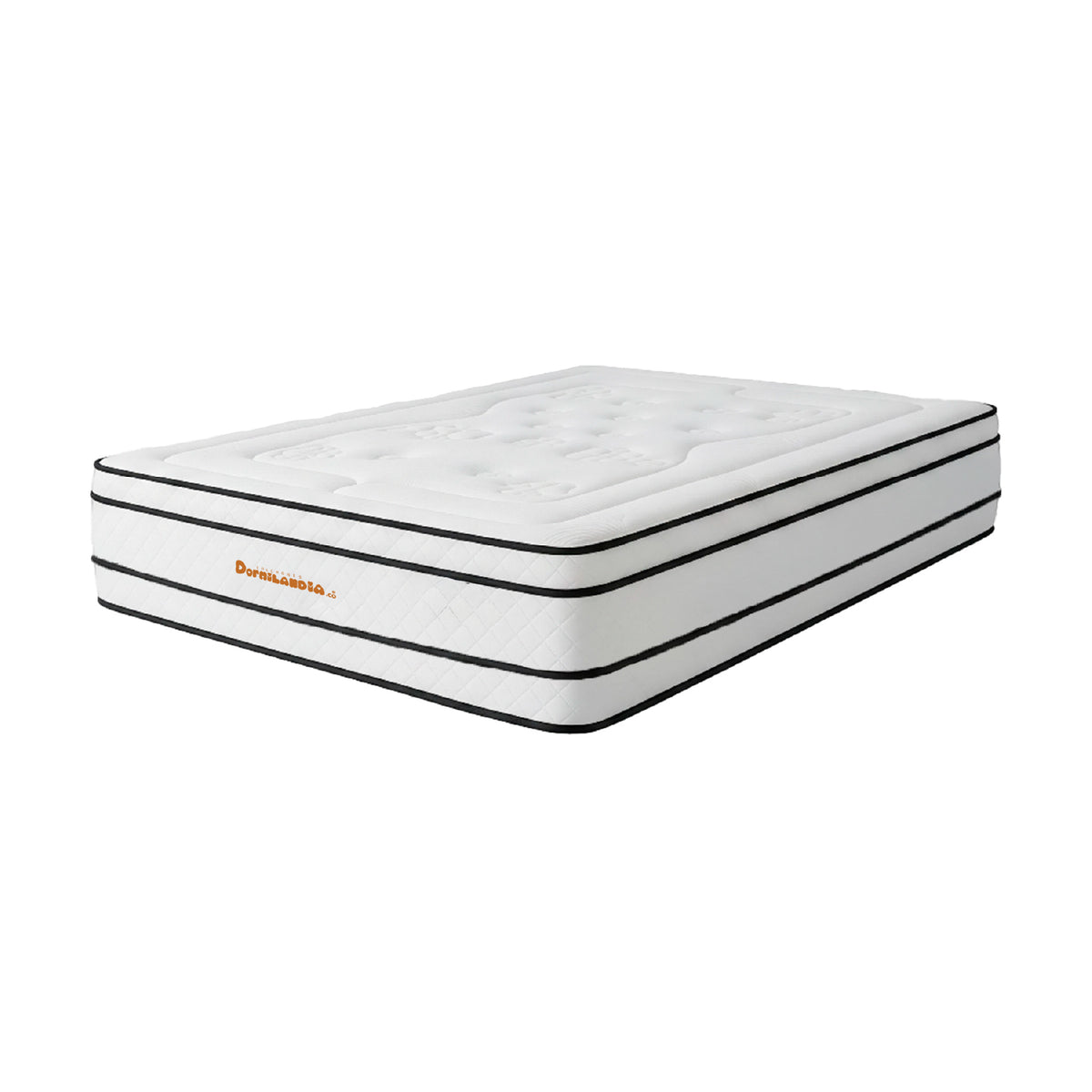 Colchón Pocket Infinity Blanco Sencillo 100 X 190 Cm Firme Doble Faz