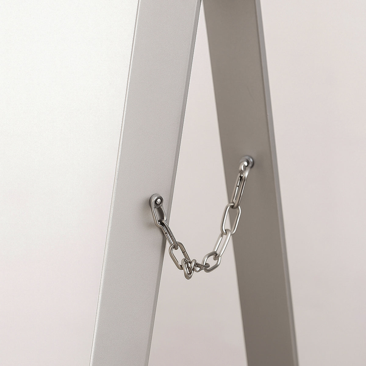 Espejo de Piso Oslo Plata 45x160cm Rectangular con Marco Metálico