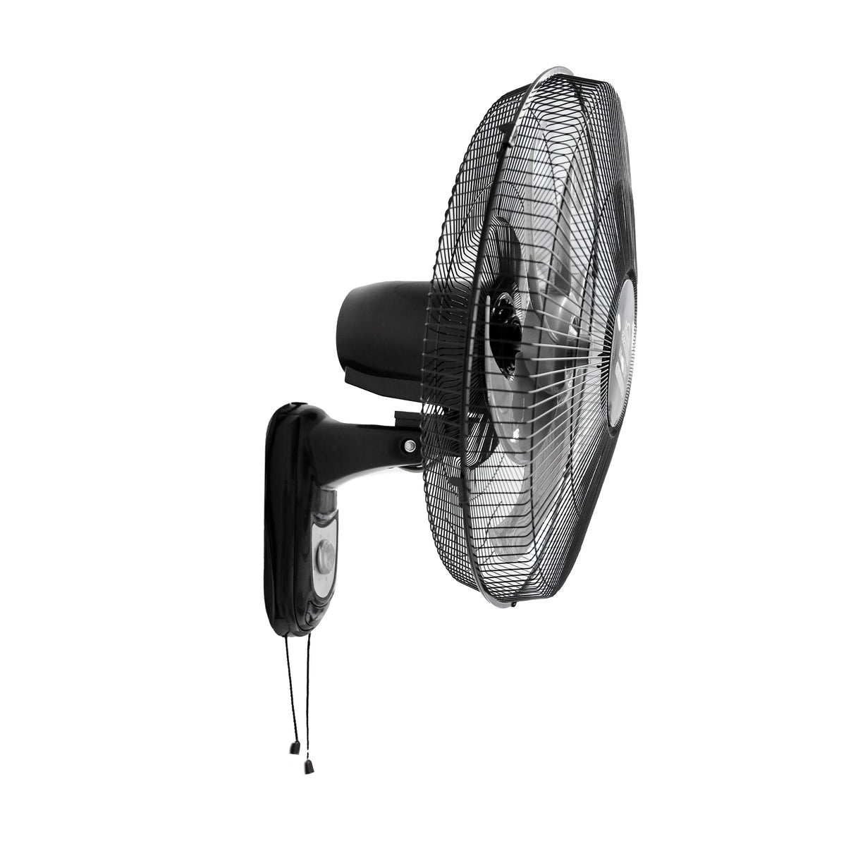 Ventilador de pared negro 18 pulgadas 85 W con 3 velocidades