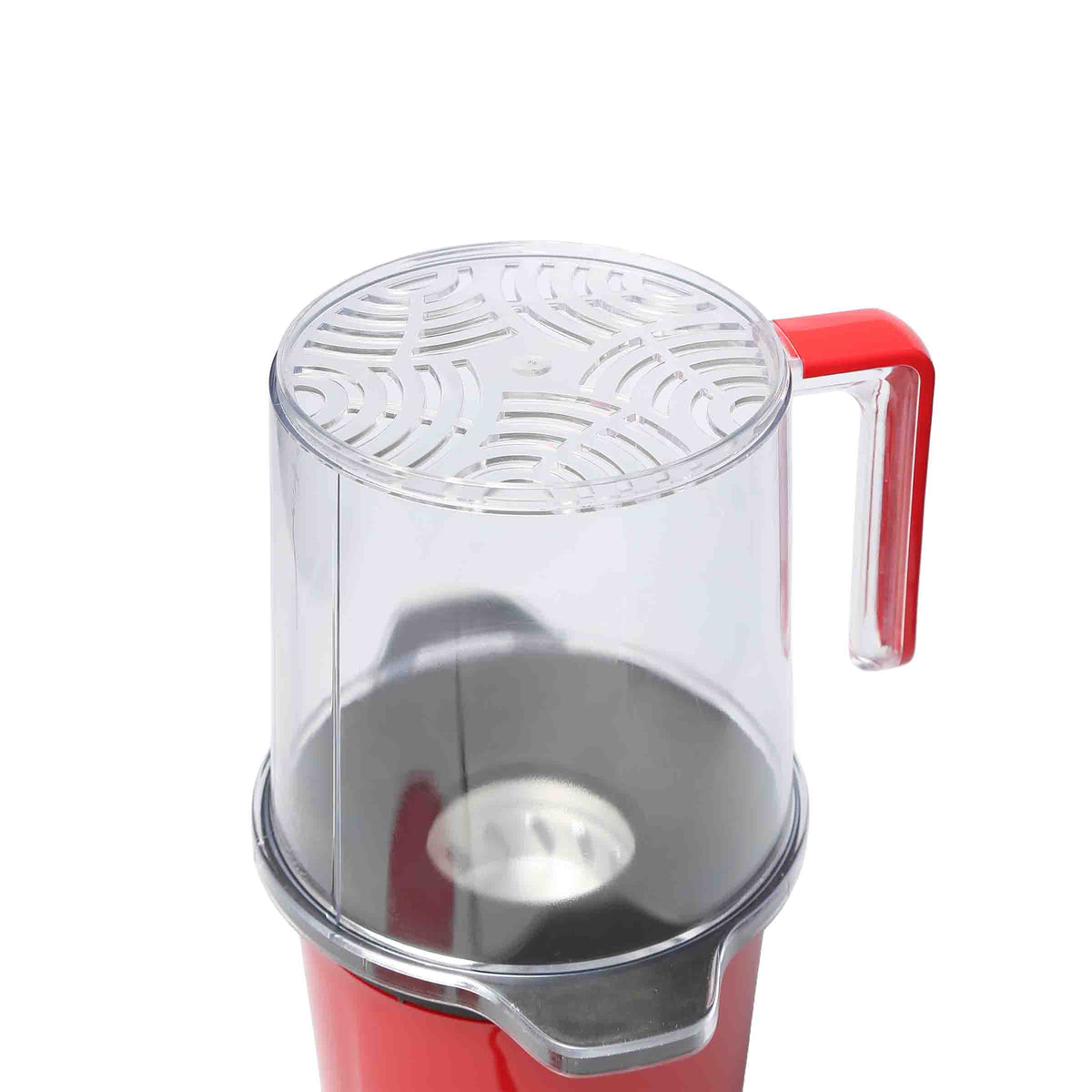 Crispetera eléctrica Home Elements roja de aire caliente 1200 W con apagado automático