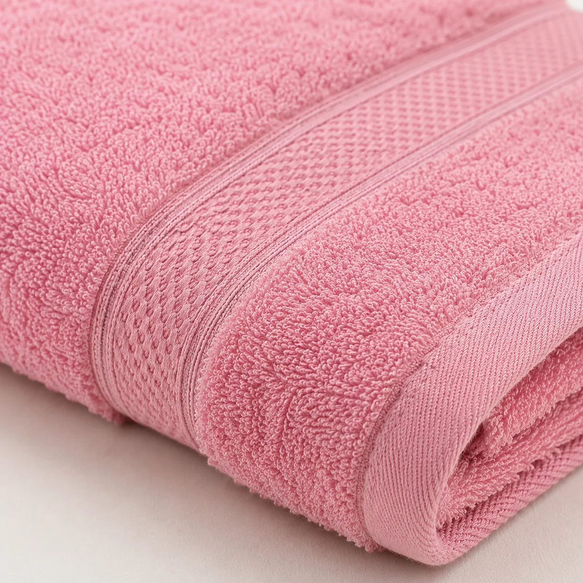 Toalla de cuerpo rosa en algodón 70x140 cm 550 g
