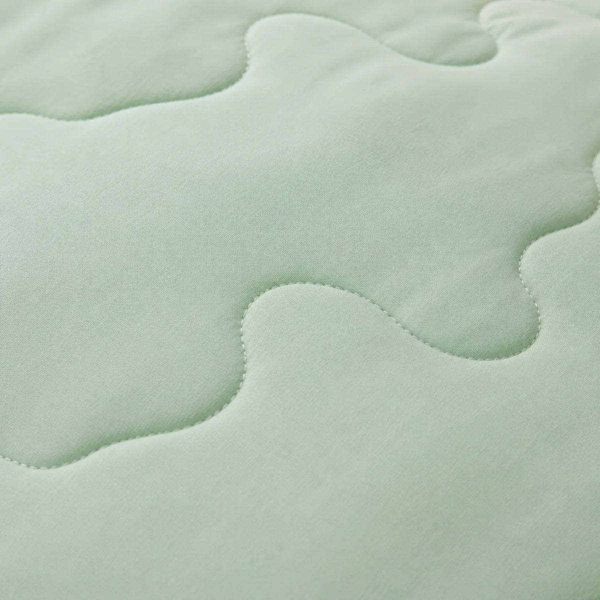 Cubrelecho acolchado king verde Cotton Sense doble faz 200x200 cm en microfibra