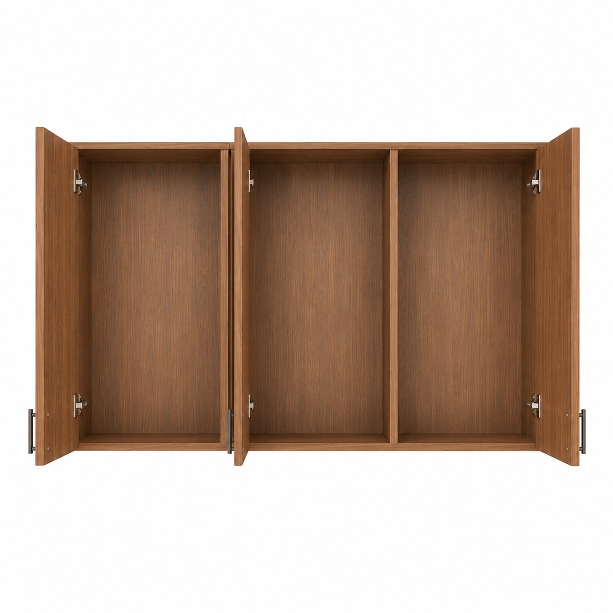 Cocina Dominica Natural y Blanco Apagado 120x145.5cm con Cinco Puertas sin Mesón y Sin Estufa