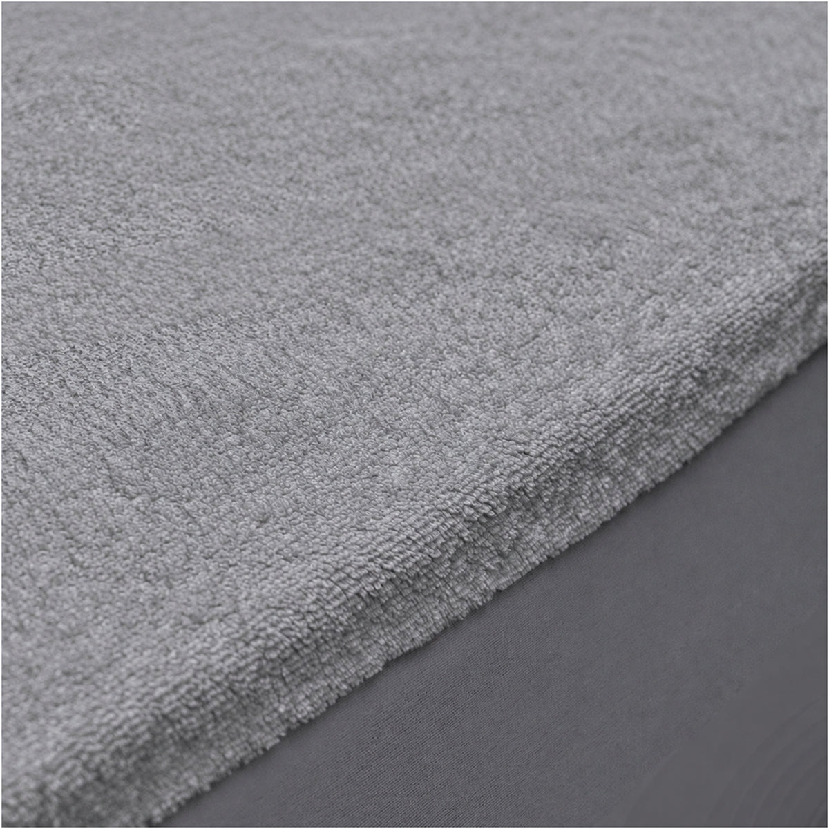 Combo protector de colchón para cama doble gris impermeable 140x190 cm con 2 protectores de almohada