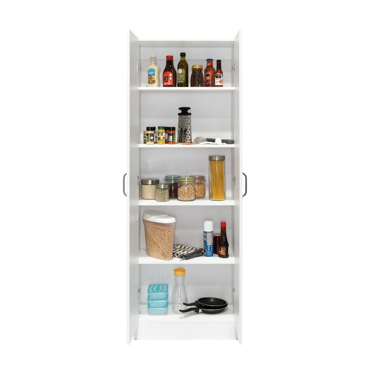 Alacena Multiusos Blanco 60 cm con Dos Puertas - Muebles Organizadores | Bylmo