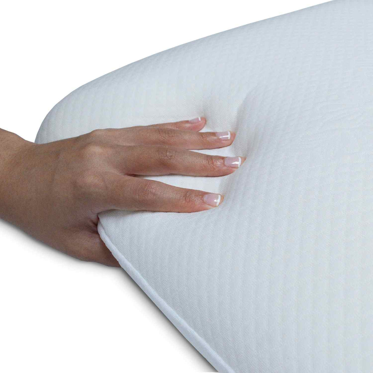 Almohada DreamOn Espuma viscoelástica Blanca 60 cm Plus Tradicional