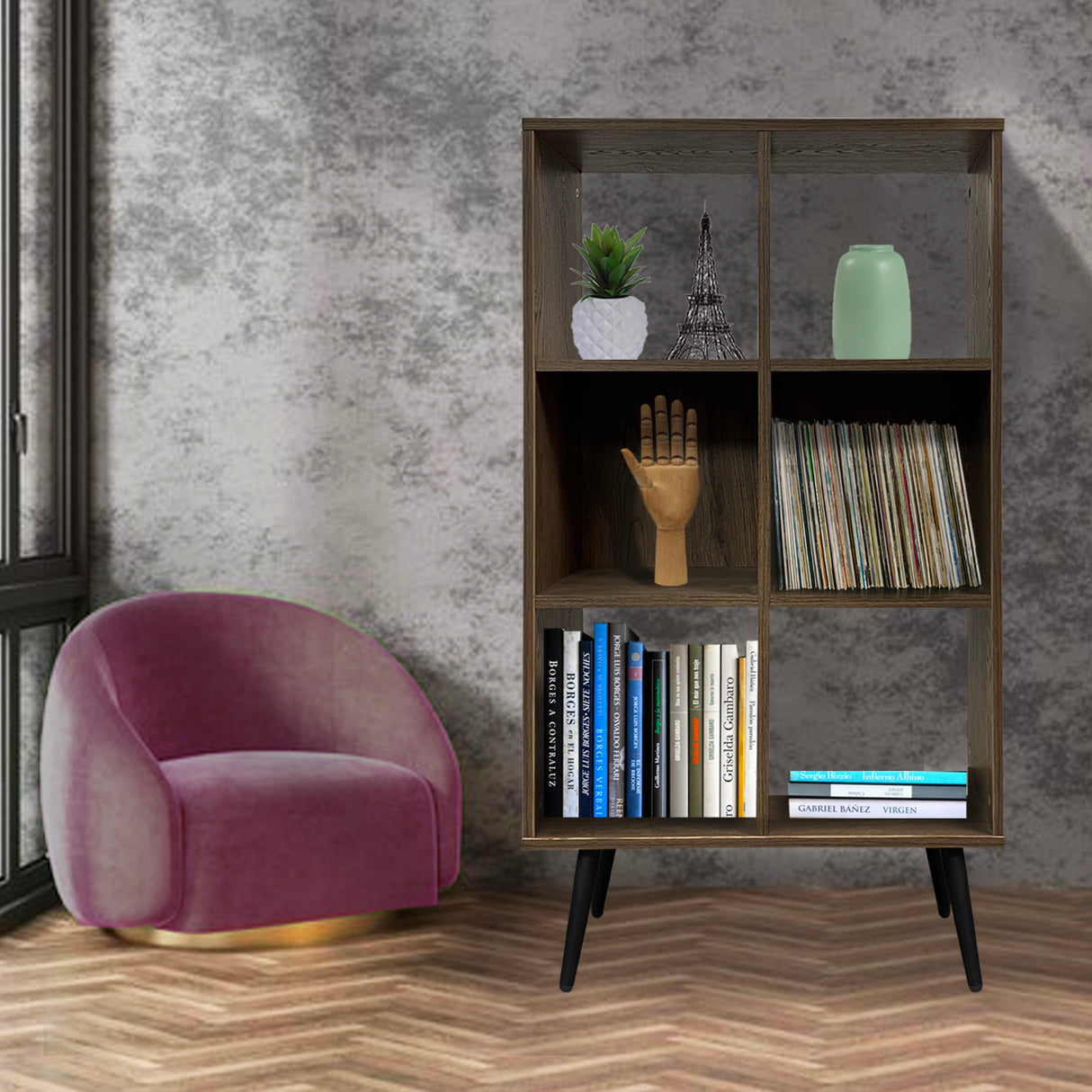 Biblioteca POP Madera 60 cm Vertical - Bibliotecas y Estanterías | Bylmo