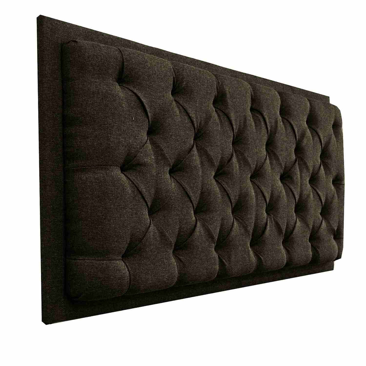 Cabecero Dreamer Café 200x60cm Abullonado para Cama King