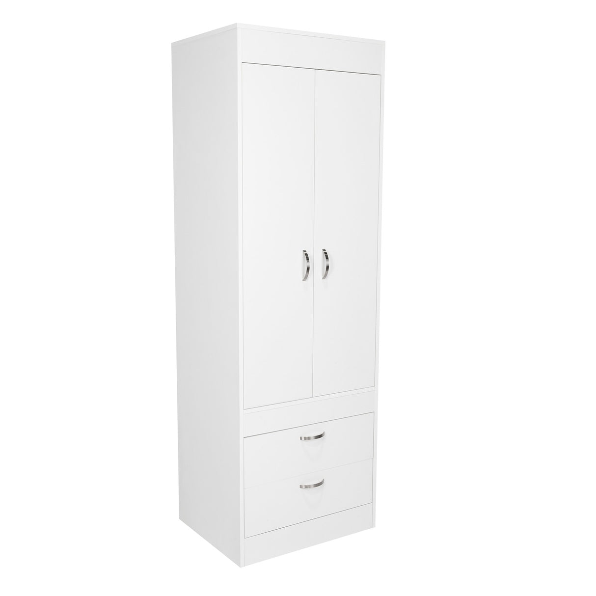 Closet Lisboa Blanco 59x179cm con 2 Cajones sin Entrepaños - Closets | Bylmo