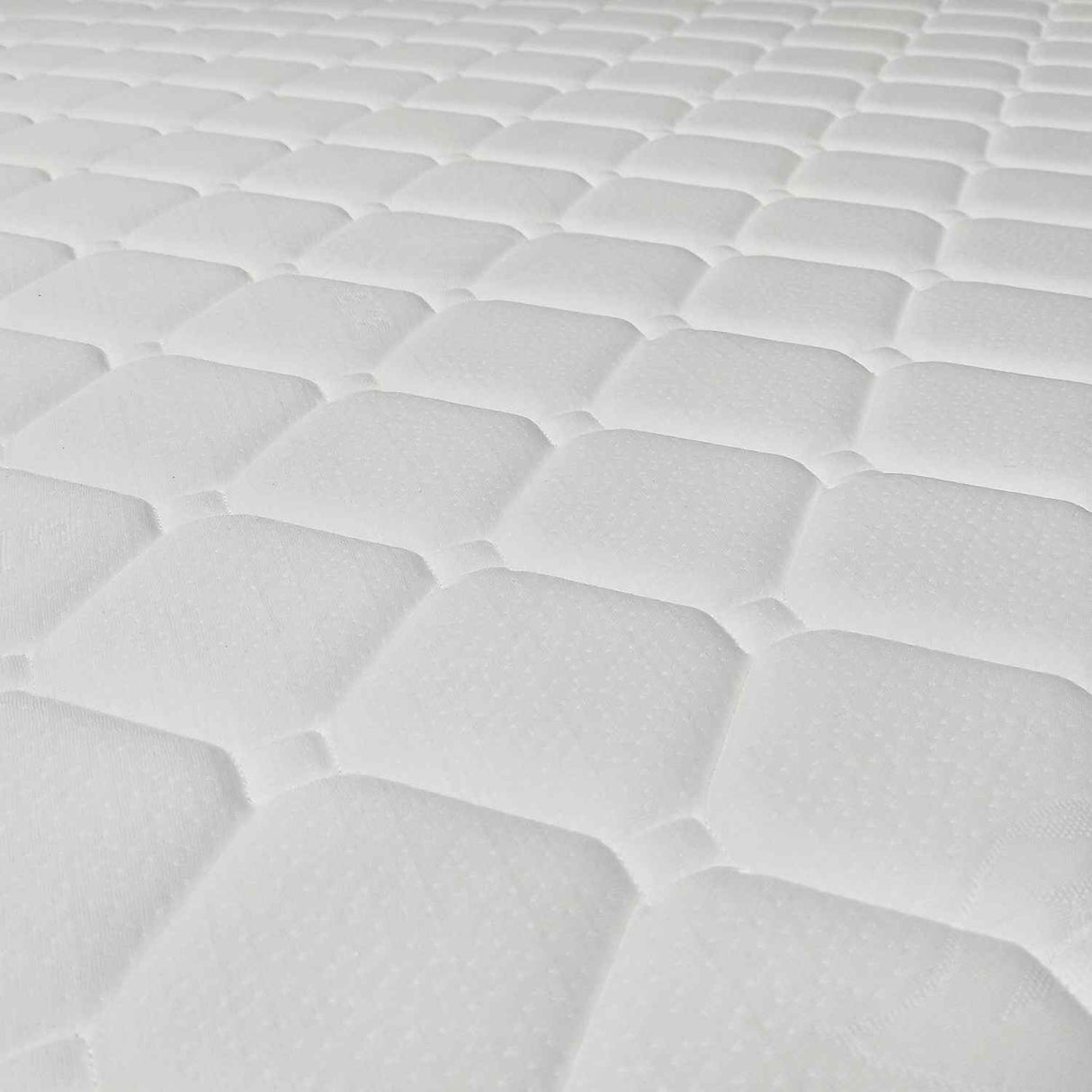 Combo Colchón Vela Blanco Sencillo 100 X 190 Cm Medio e Hipoalergénico