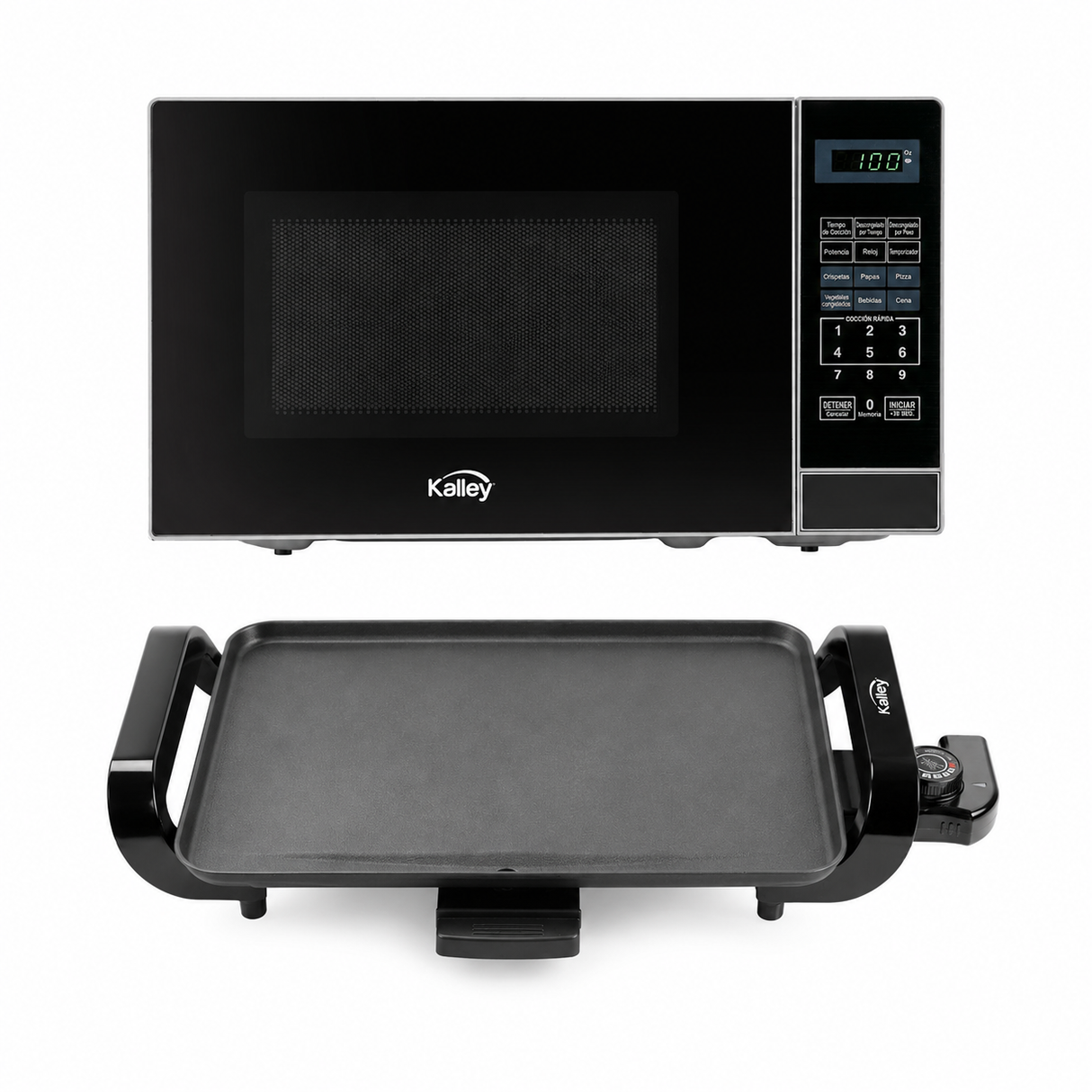 Combo Horno Microondas y Asador Eléctrico Kalley