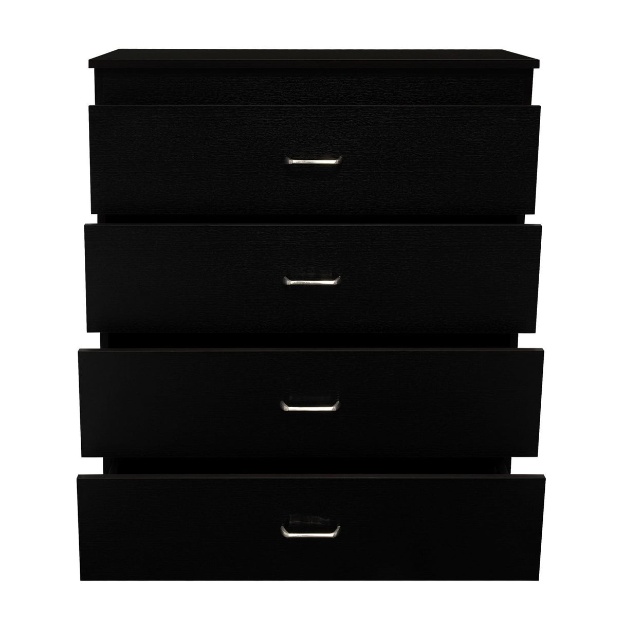 Cómoda Santino Wengue 80x91.1cm De Cuatro Hileras con Cuatro Cajones - Cajoneras | Bylmo