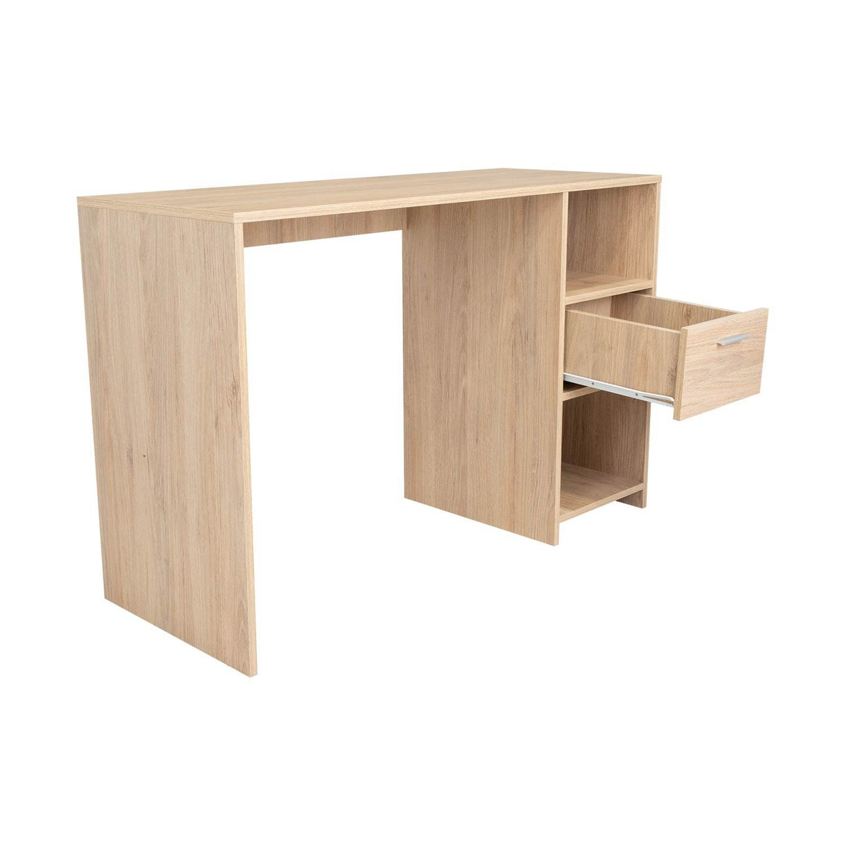 Escritorio Omma Rovere 110 cm con Cajón y Entrepaños - Escritorios y Archivadores | Bylmo