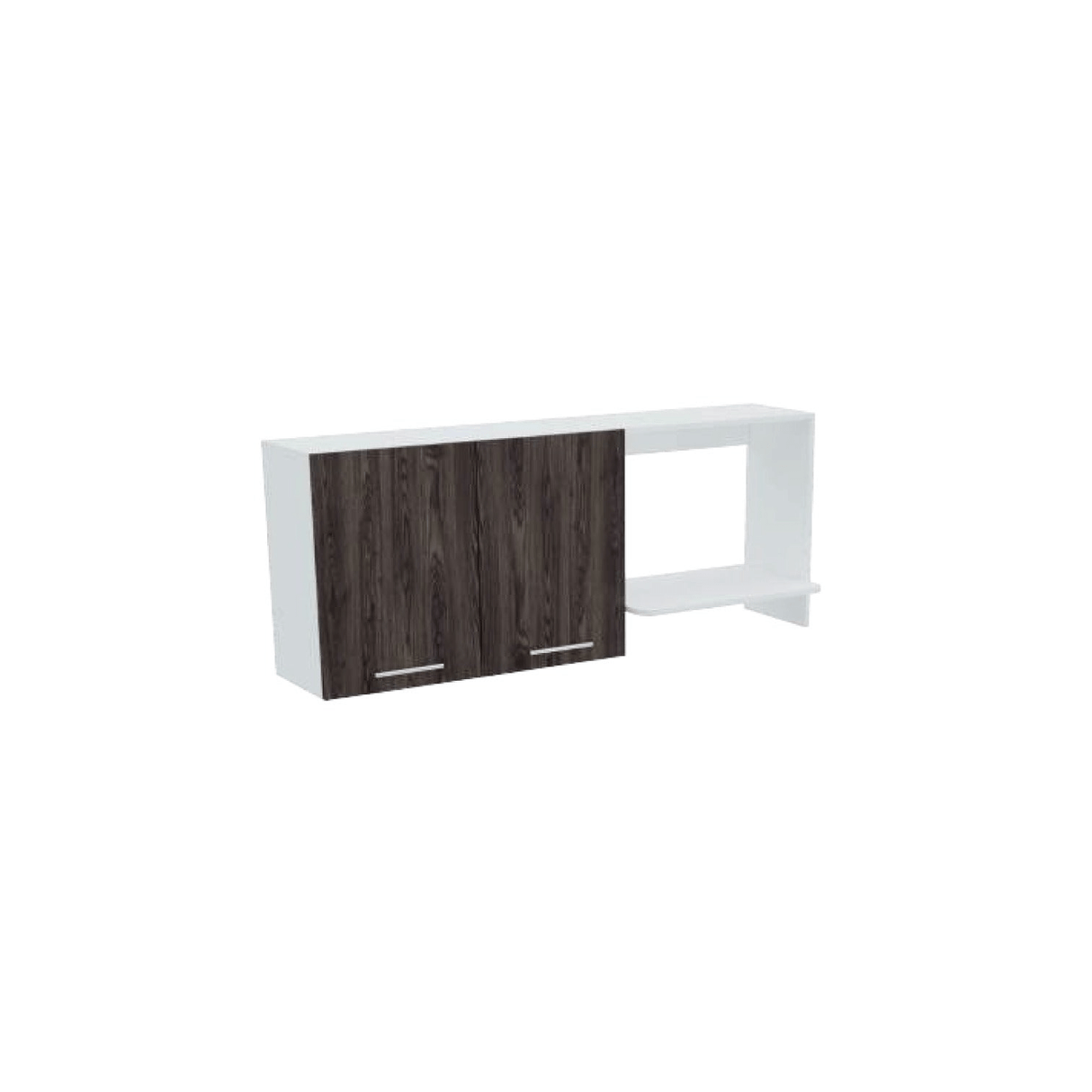 Mueble Superior Sareni Para Lado Izquierdo Coñac 120 cm con Locero sin Campana - Muebles Superiores | Bylmo