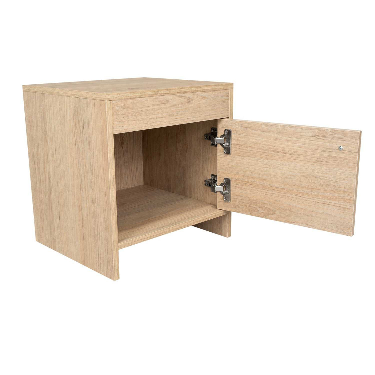Mesa de Noche Colore Rovere 40x41.6cm con Una Puerta - Mesas de Noche | Bylmo