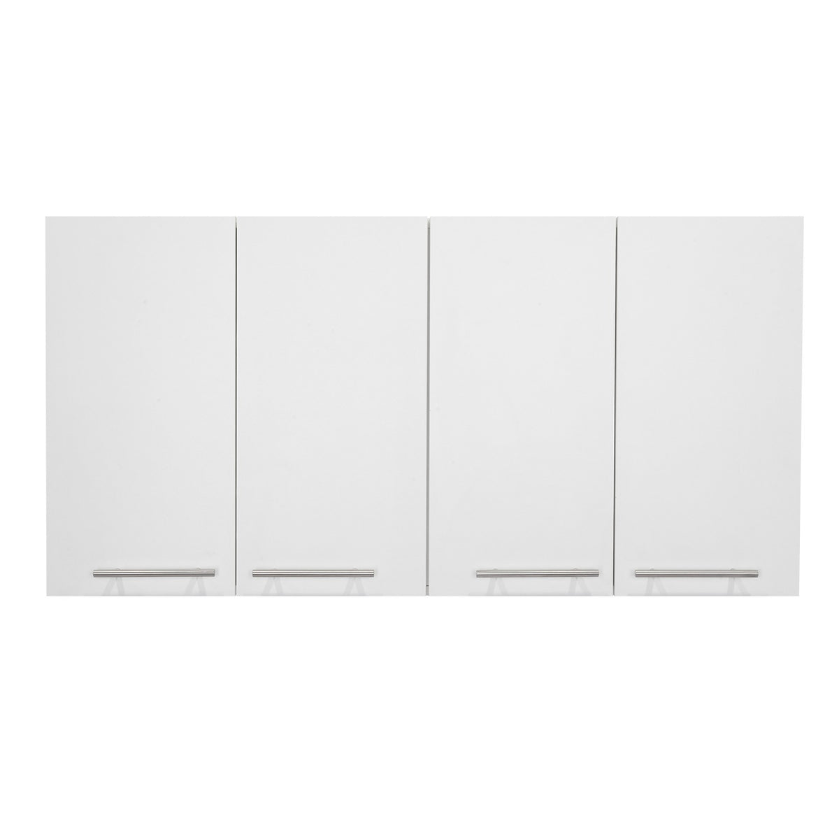 Mueble Superior de Cocina Blanco 120x60cm con Un Entrepaño y con Cuatro Puertas