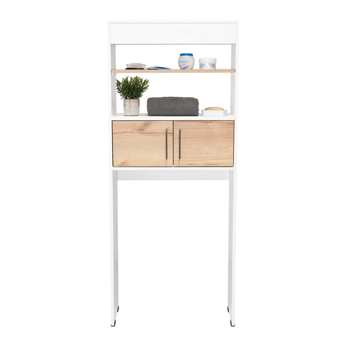 Optimizador de Baño Bath Blanco 60x60cm sin Cajones y con Un Entrepaño - Muebles para Baño | Bylmo