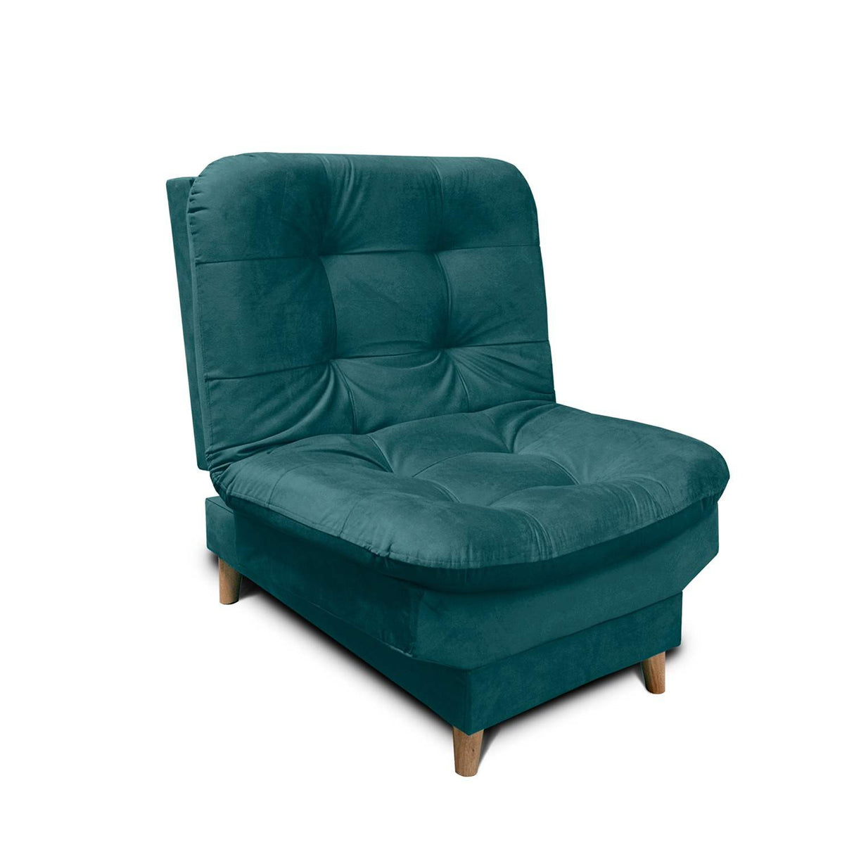 Silla Poltrona fendik Turquesa 80x90cm De Un Puesto Reclinable con Apoya Brazos