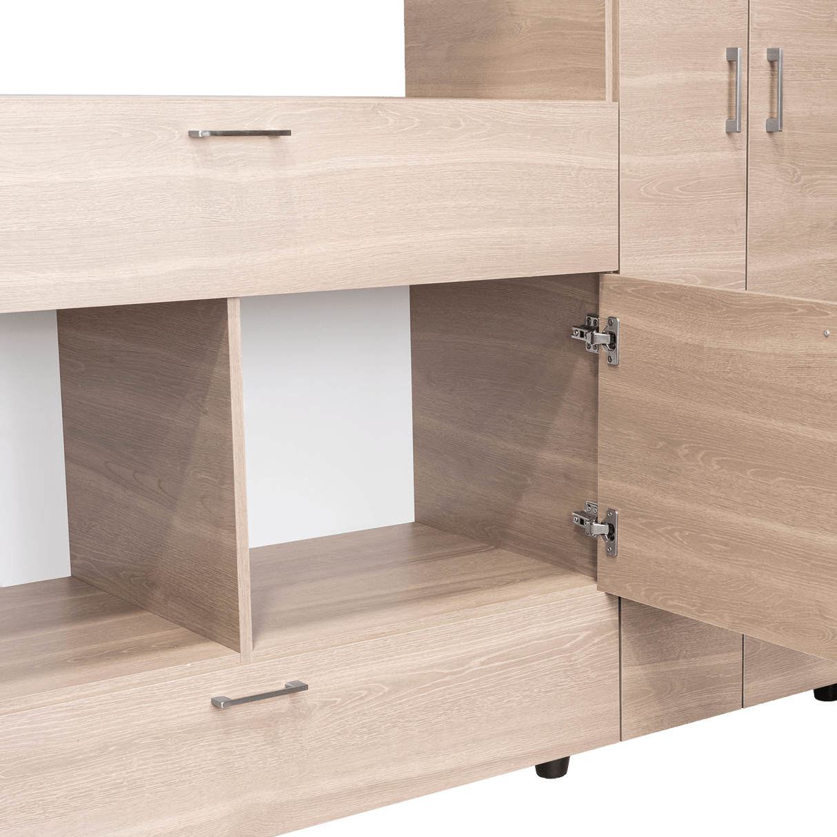 Closet Manila Z New Bardolino 198.4x179.9cm con Espacio para TV de 46 Pulgadas - CLOSETS | Bylmo