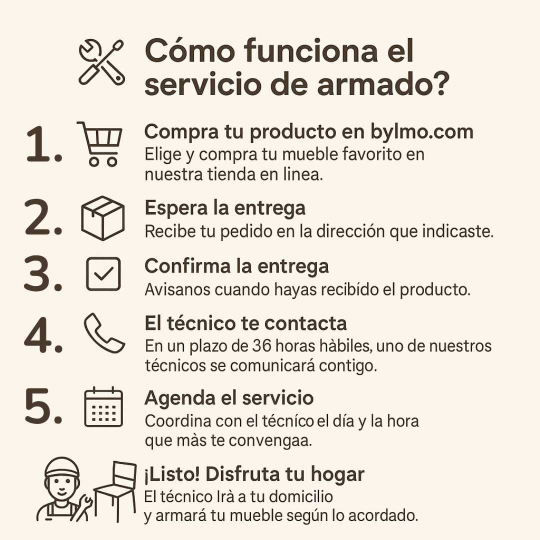 Servicio de armado profesional a domicilio - SERVICIO DE ARMADO | Bylmo