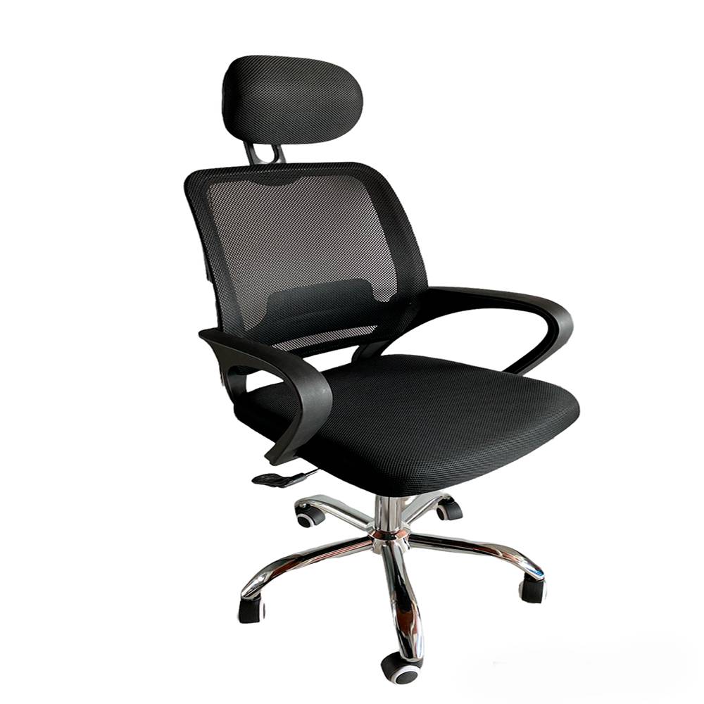 Silla Interlocutora London. Negro 58 x 49 cm con Brazos