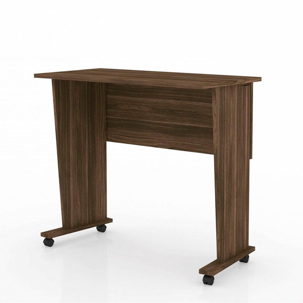 Escritorio Chicago Nogal 80 cm Plegable - Escritorios y Archivadores | Bylmo