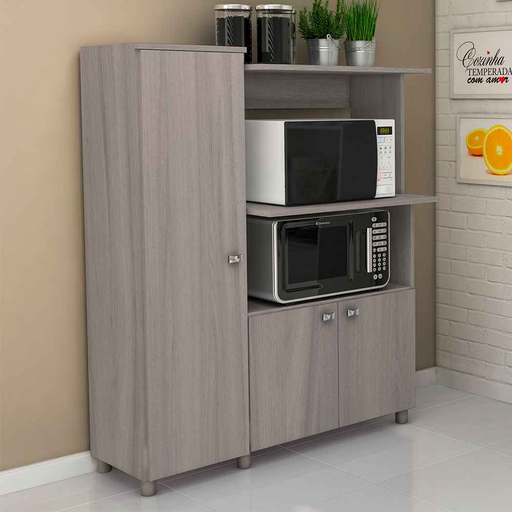 Mueble Auxiliar Segovia Humo - Muebles Organizadores | Bylmo