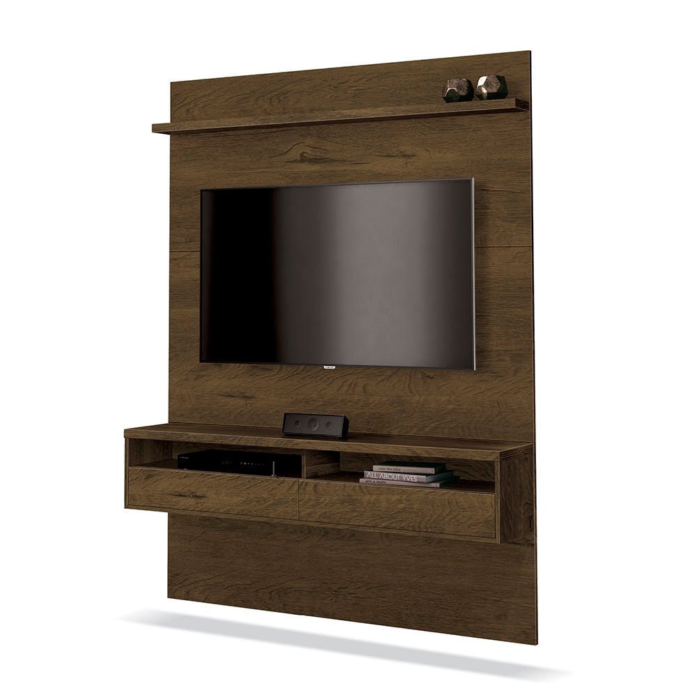 Panel Milano Nogal 120 cm - Muebles para TV | Bylmo