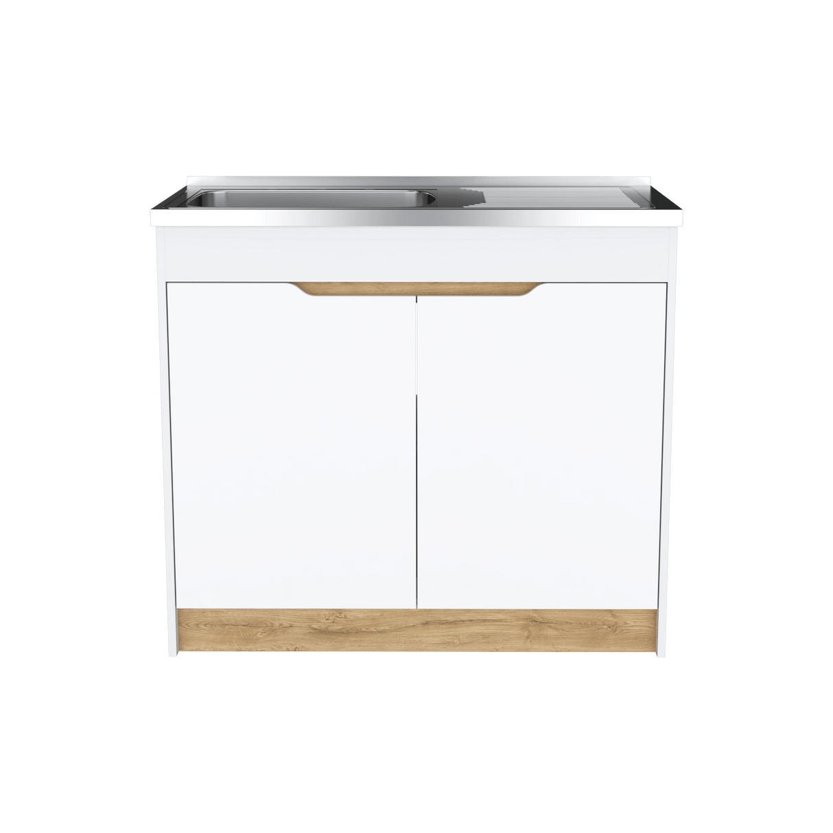 Mueble Inferior de Cocina Soler Sin Manija Blanco Moderno 52x89cm - Muebles Inferiores | Bylmo