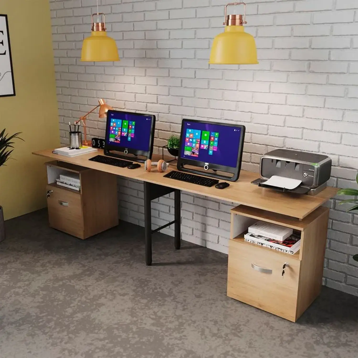 Centro de Computo Asturias 181.1x72.5 cm Rovere Transformable