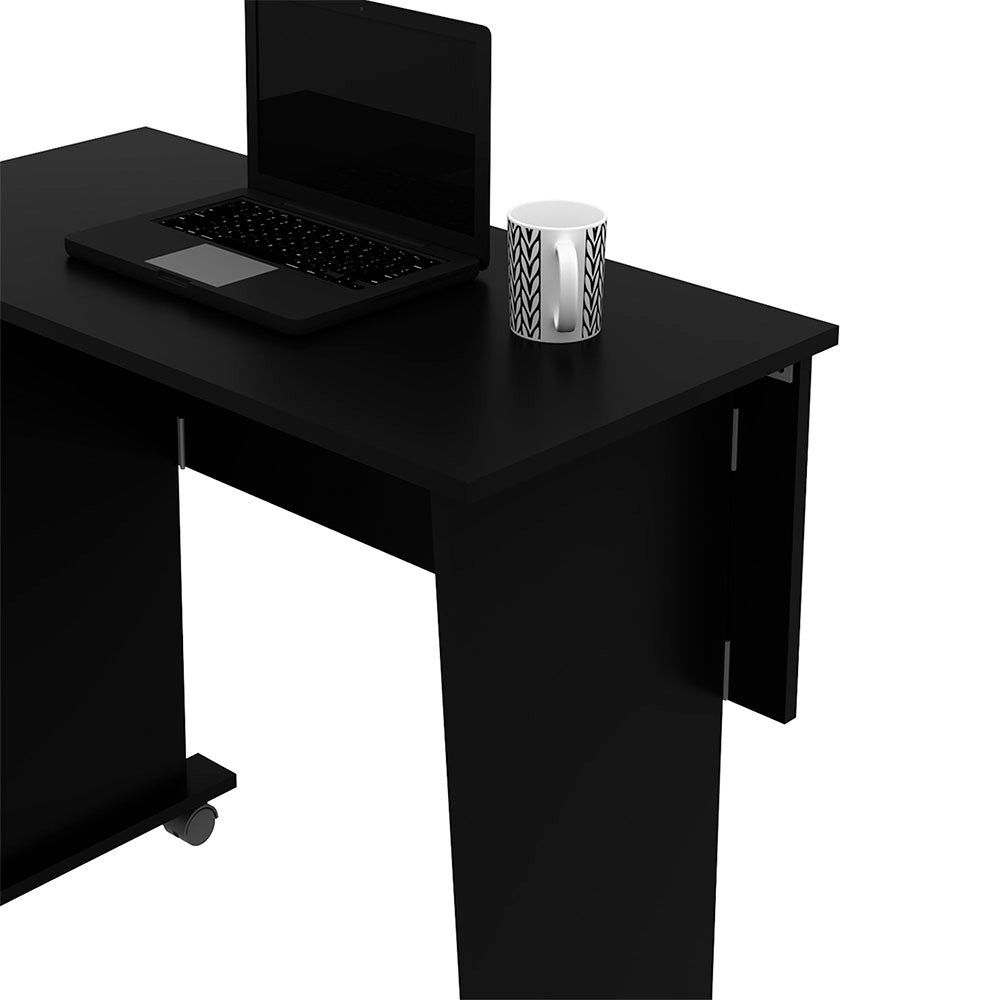 Escritorio Chicago Negro 80 cm Plegable - Escritorios y Archivadores | Bylmo