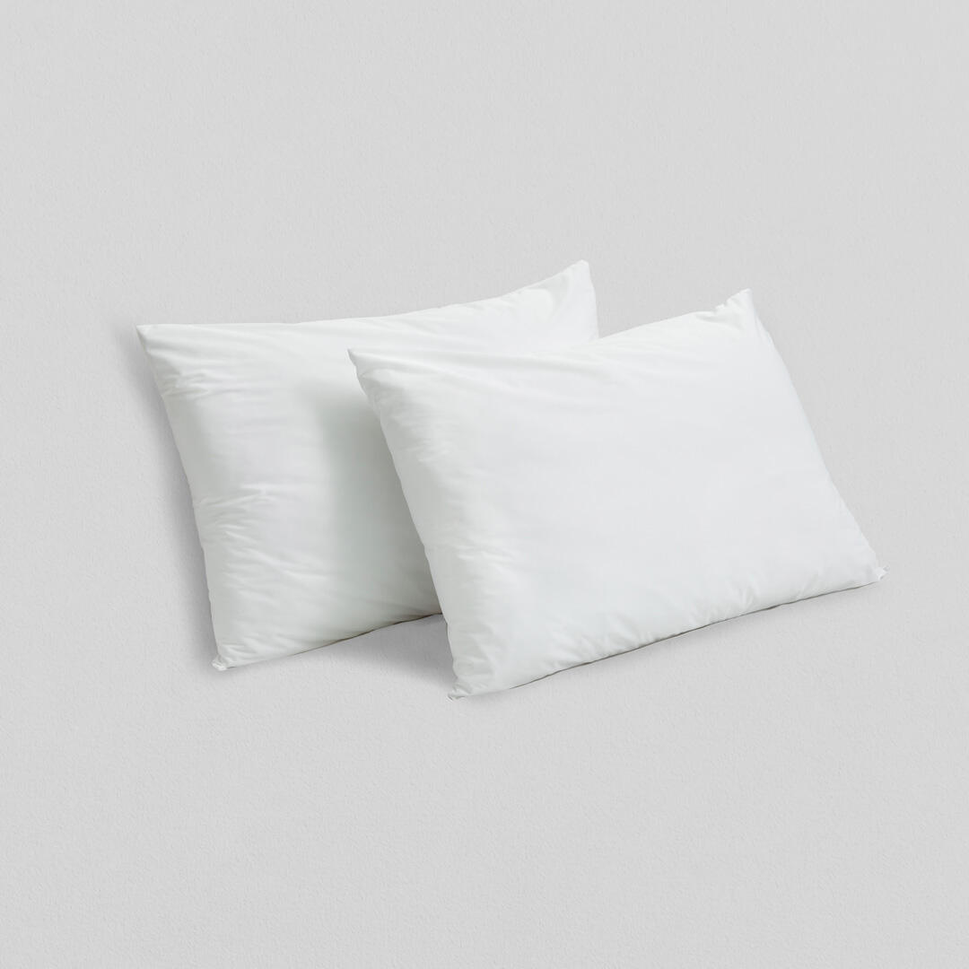Set X 2 Fundas de Almohada Blanco 50x70cm Antifluido Fondo Entero - Ropa de Cama | Bylmo