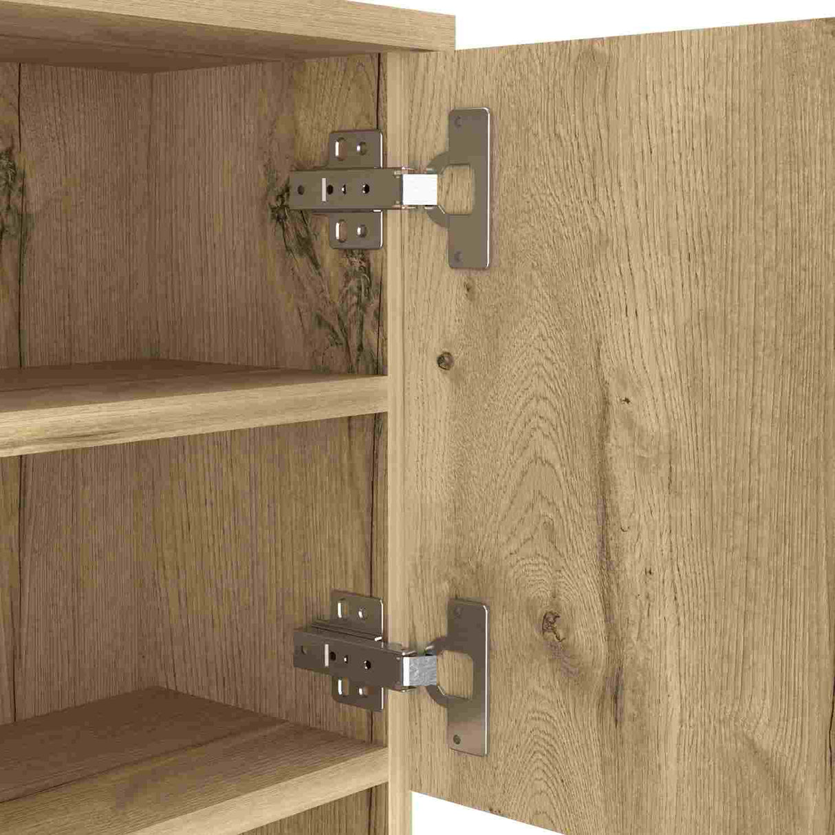 Alacena Della Duna 60 cm Con un Cajón, Entrepaños y Cuatro Puertas - Alacenas y Muebles Microondas | Bylmo