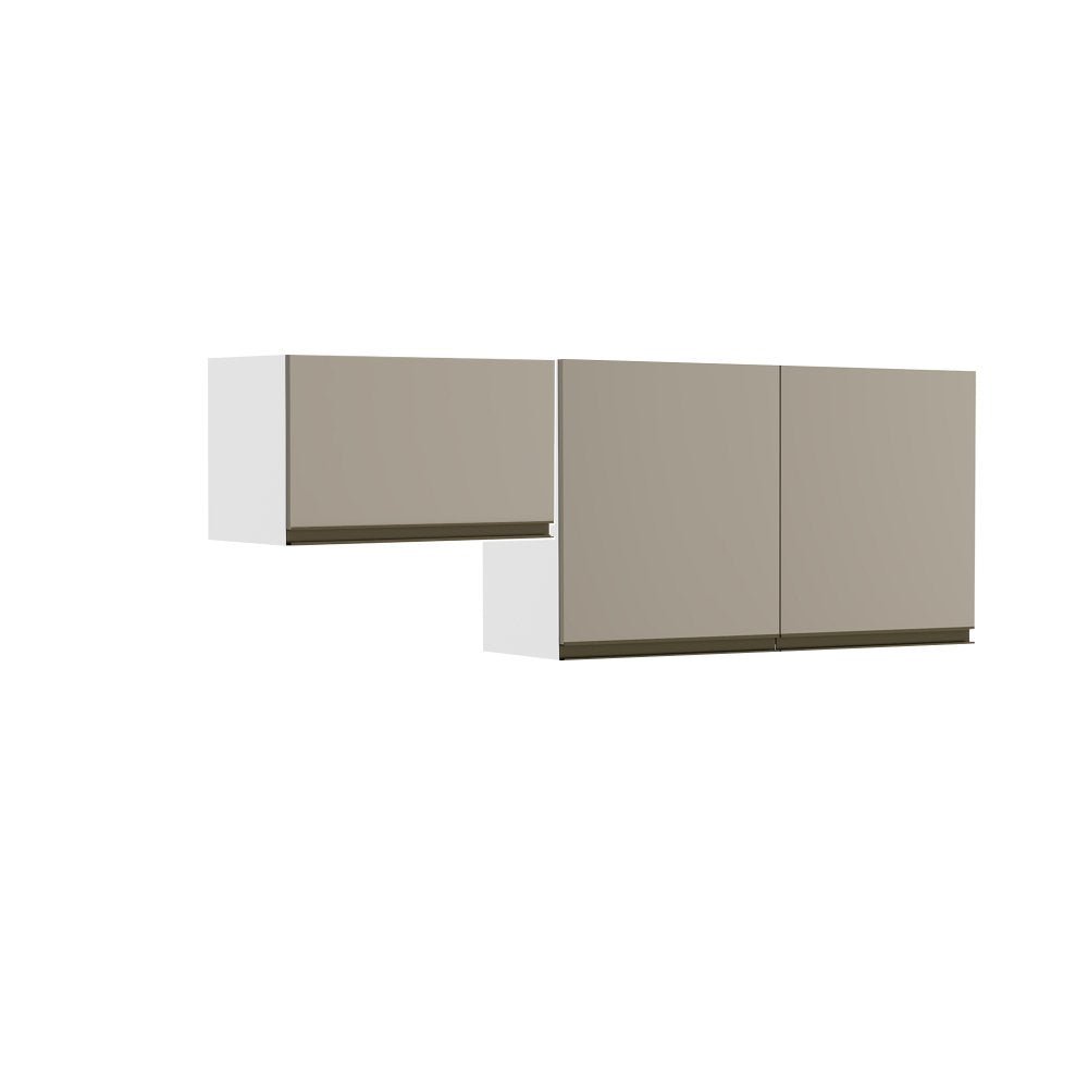 Mueble Superior Santiago Pecan 180 cm - Muebles Organizadores | Bylmo