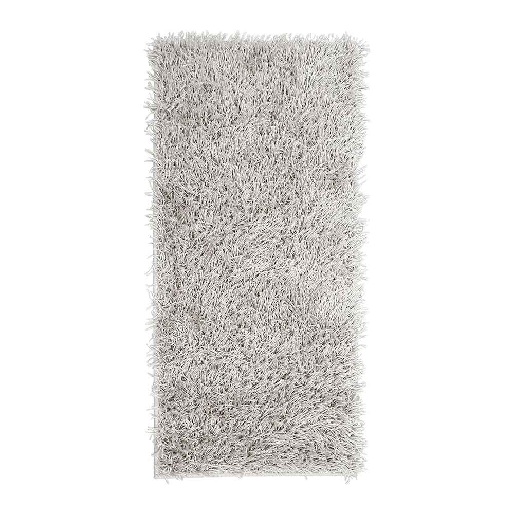 Alfombra Hawai 50 cm x 100 cm de Hogar Gris Claro Peludo - Tapetes y Alfombras | Bylmo