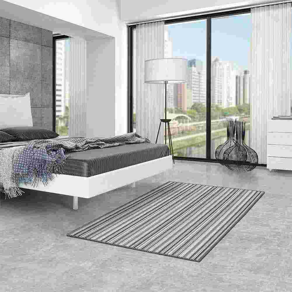 Alfombra Newark 100 cm x 150 cm de Habitación Arrecife con Lineas - Tapetes y Alfombras | Bylmo