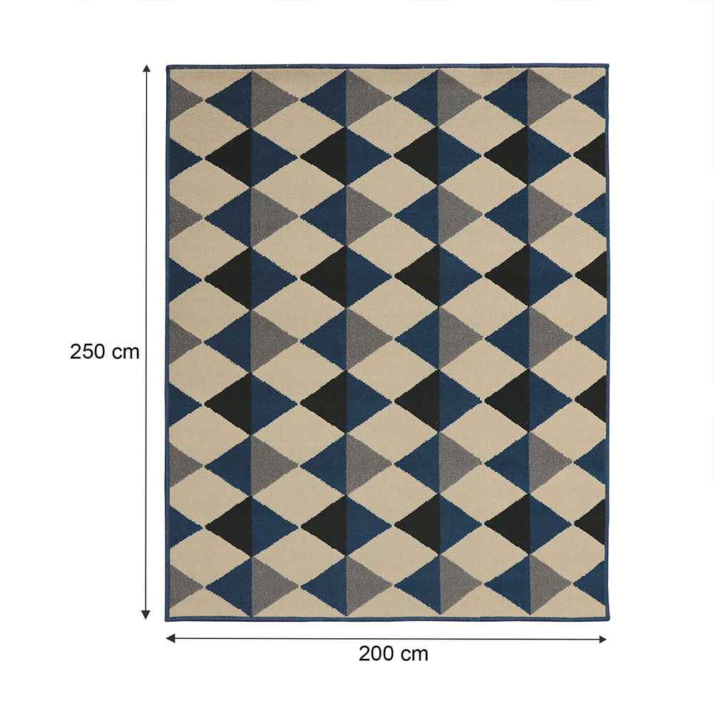 Alfombra Oregon 200 cm x 250 cm de Hogar Beige con Rombos - Tapetes y Alfombras | Bylmo