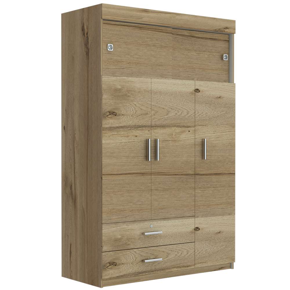 Closet Z Duna 120x187.5cm con 3 Cajones con 3 Entrepaños - Closets | Bylmo