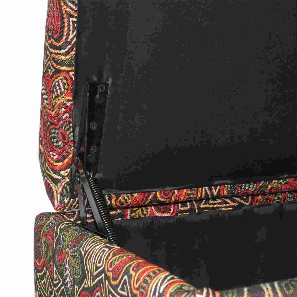 Banqueta Nugo Multicolor Rojo 80 cm con Baúl - Sofas y Poltronas | Bylmo