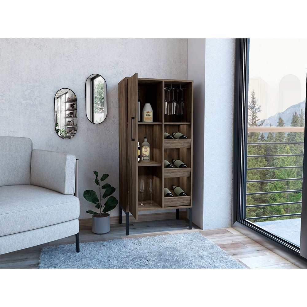 Bar Soho Bellota 60 cm con Una Puerta y Entrepaños Laterales - Bares | Bylmo