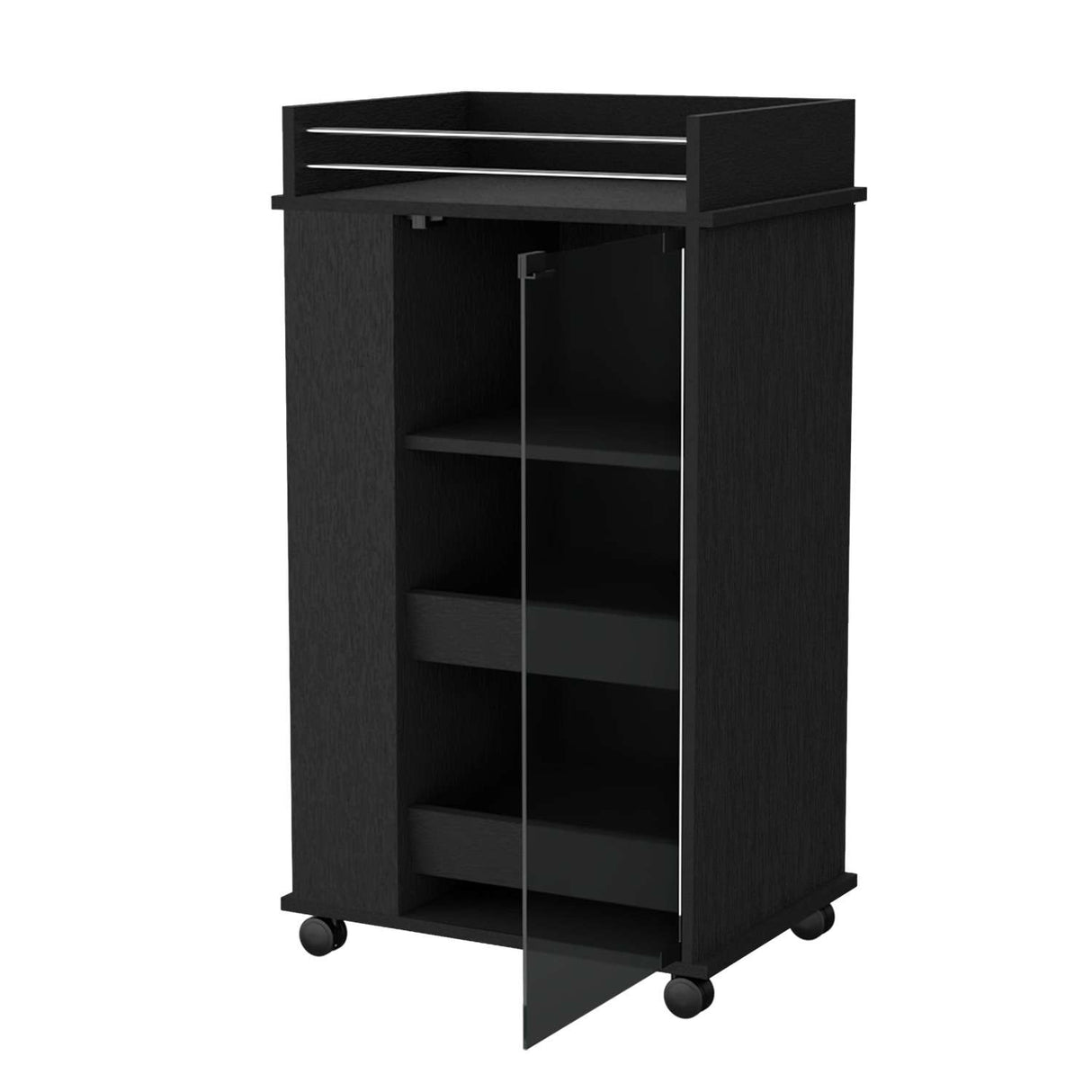 Bar Baltimore Wengue 55x99cm sin Cajones y sin Portabotellas - Bares | Bylmo