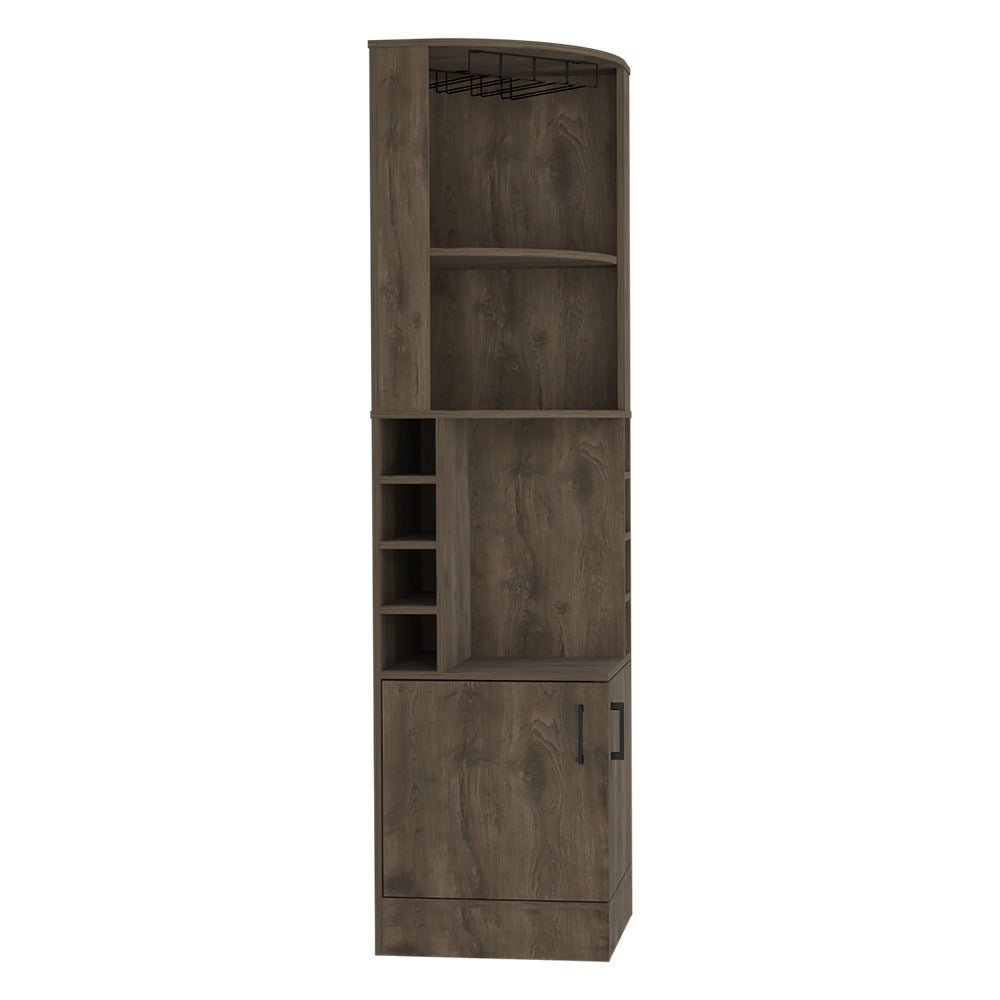 Bar Esquinero Andorra Bellota 47 cm con Almacenamiento - Bares | Bylmo
