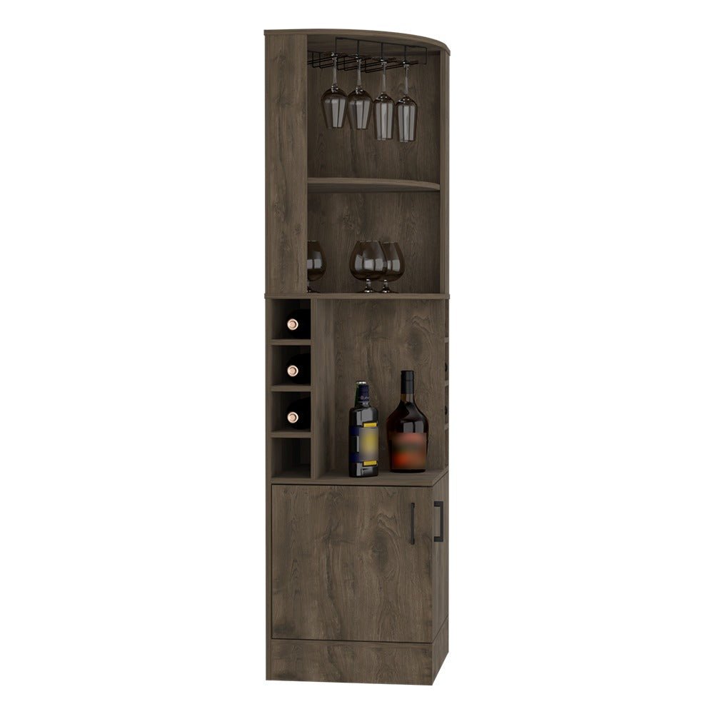 Bar Esquinero Andorra Bellota 47 cm con Almacenamiento - Bares | Bylmo